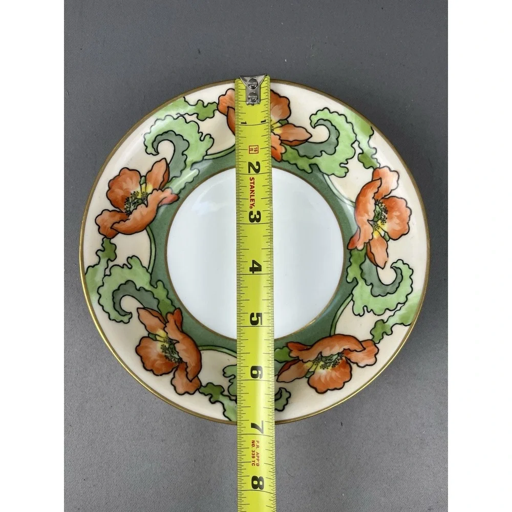 Antique B Moem Limoges France Coronet Bowl Floral c1900